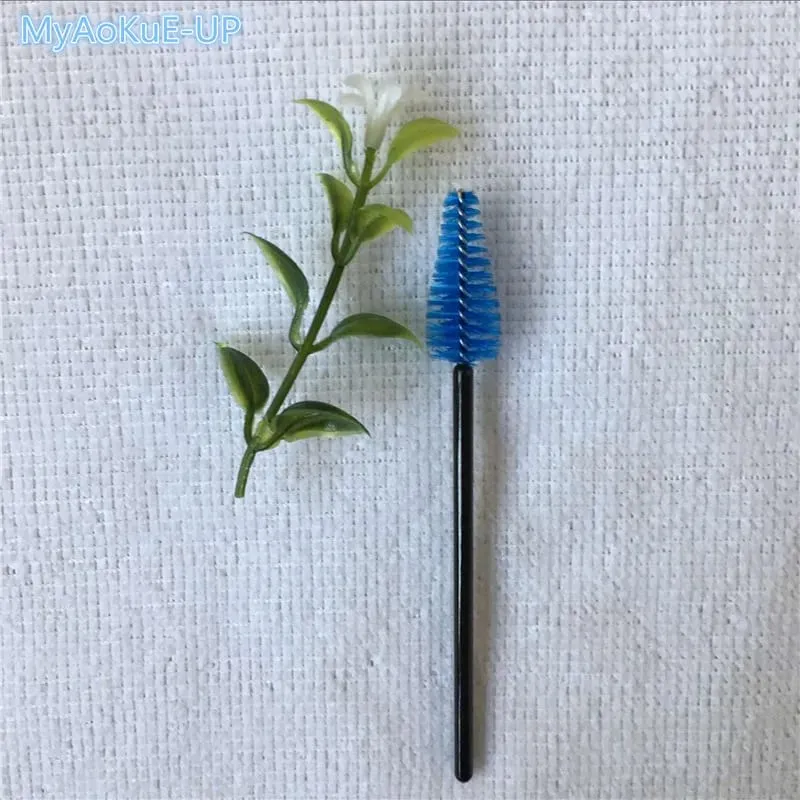 200 pcs Wholesale Water Drop Shape Nylon Material Mix Color Lashes Makeup Brushes Eyelash Extension Tools Eyelashes Brushes