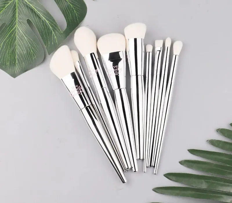 9pcs/Set Makeup brushes Set Foundation Blusher Bronzer sculpting Highlighter Eye shadow eyebrow Make up brush cosmetic beauty
