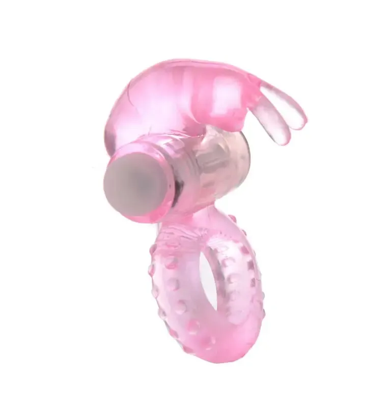 rabbit shape cock ring Vibrating Powerful Vibrator delay Ejaculation penis ring adult sex toys for men Vibrate for Couples — image 2