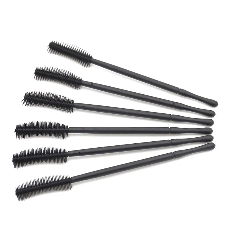 Fadvan 50Pcs/Pack Silicone Brushes Disposable Eyelash Tool Comb Mascara Wands Makeup Brushes Individual Applicator Kit for Eye — image 4