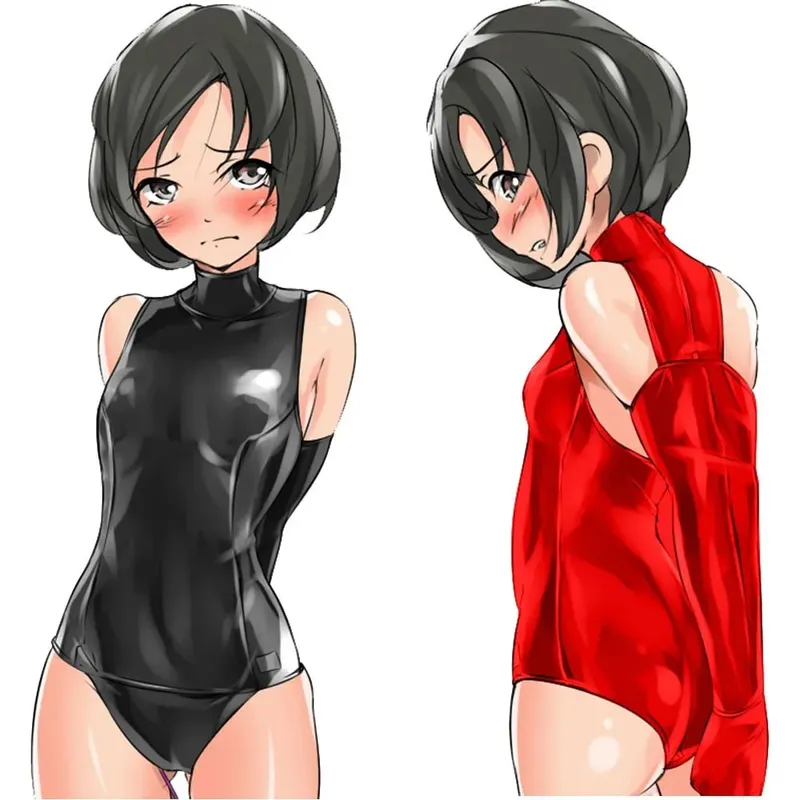 Faux Latex Catsuit Elastic PU Leather Self Bondage Bodysuit Tights Hot Sexy Body Tops Shirt Anime Cosplay Costume Bodystocking — image 7
