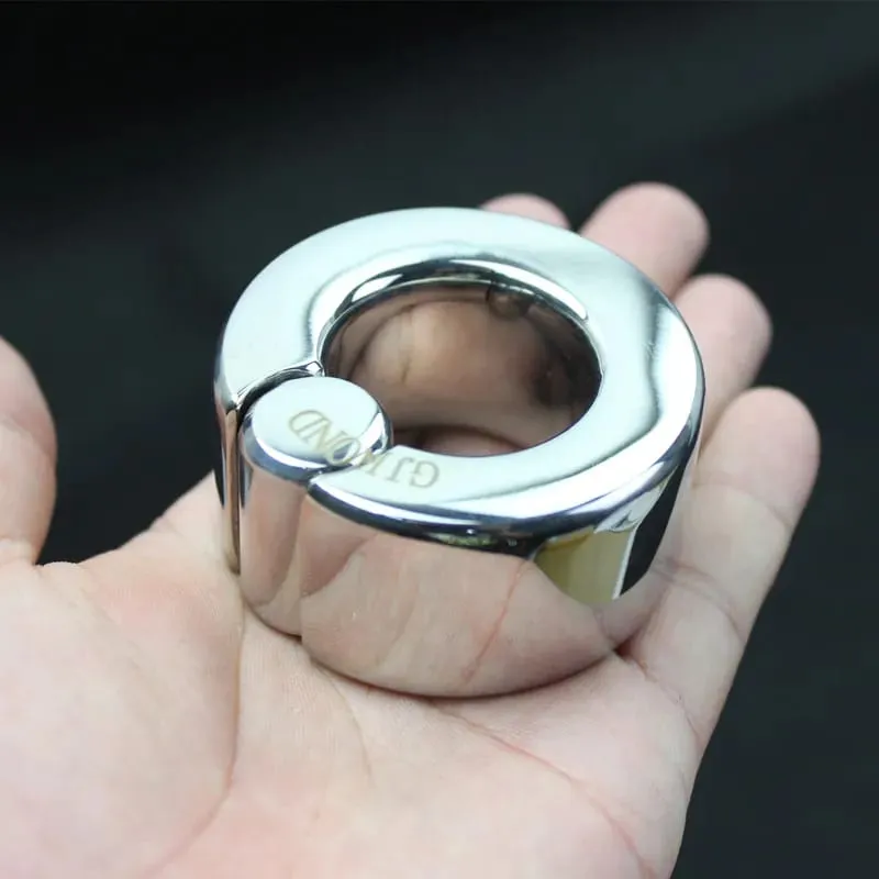 15 Sized Stainless Steel Scrotum Pendant Penis Bondage Rings Cylindrical Cockring Ball Stretcher Scrotum-ring Sex Toys BB-207 — image 5