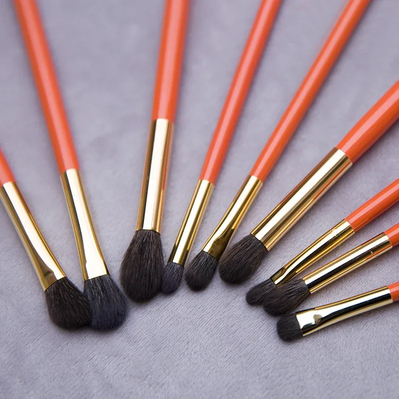 Professional Handmade Makeup Brushes 1PC Blue Squirrel Hair Goat Hair Eye Shadow Blending Eyeliner Eyebrow Brush Make Up Brush