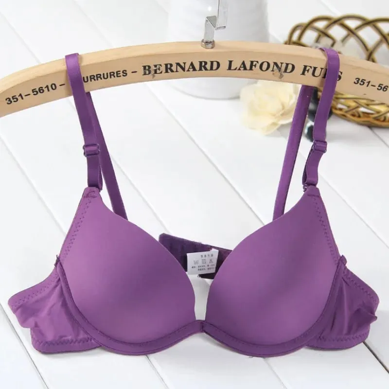 Sexy Womens Lingerie Small Breasts Deep V Brassiere Support Bra Underwired Bralette Padded Bh Top 28-36 AA A B Cup — image 11