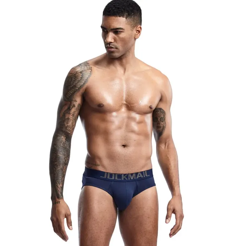 Intimo da uomo di marca Traspirante Slip da uomo sexy slip Mutande in cotone Comodo pantaloncino da uomo Cueca