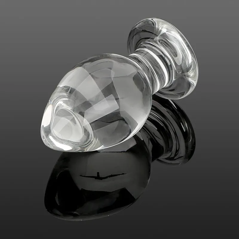 50mm Butt Dilator Anal Plug for Women Vaginal Expander Glass Big Dildos Female Masturbator Sex Toys Adults Games Erotic Products — image 3
