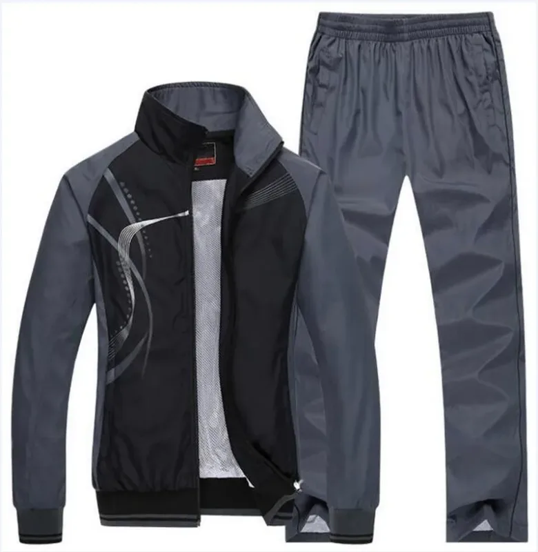 Menswear Men's Sportswear Outdoors Tracksuits Jackets + Pants 2Pcs Casual Exercise SportSuit Mens Hoodies and Sweatshirt Set 5XL — image 8