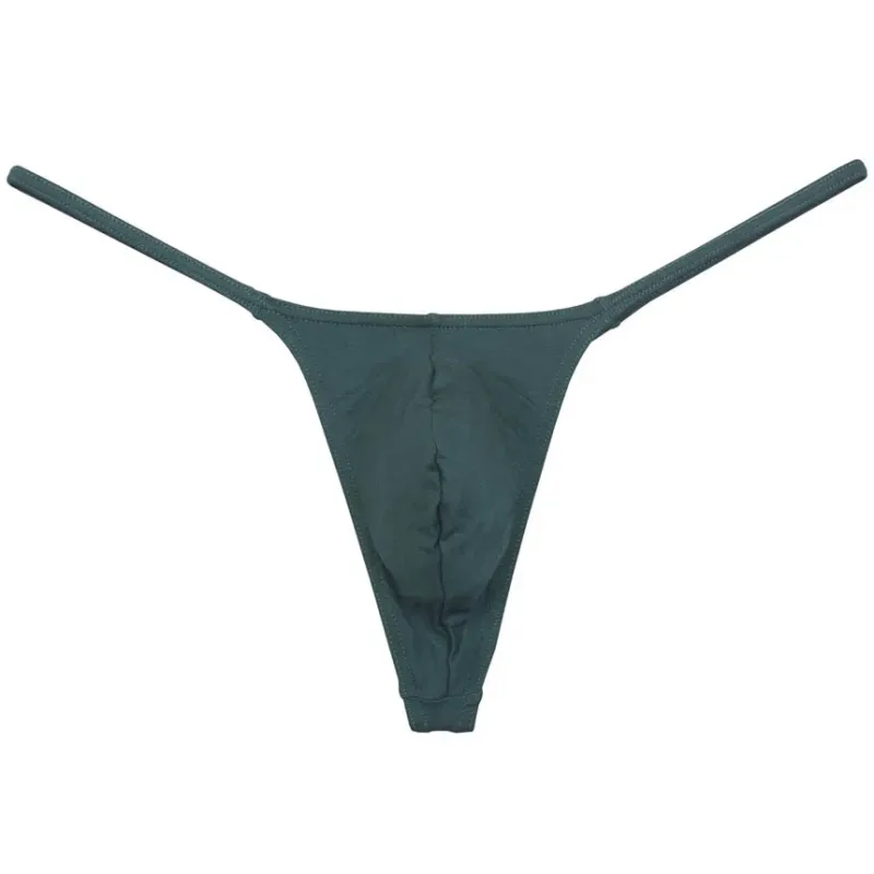 Men Modal String Thong Underwear Male Minimal Coverage Hipster T-back Jock Strap