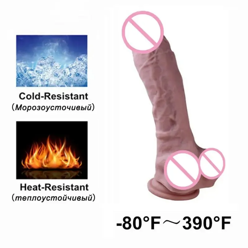 Silicone Dildos Realistic Penis Odorless Dildo Strong Suction Cup Sex Toy for Women — image 3
