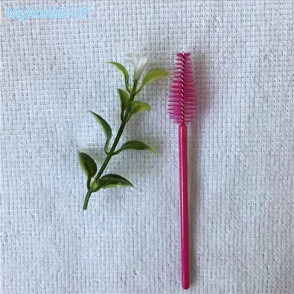 200 pcs Wholesale Water Drop Shape Nylon Material Mix Color Lashes Makeup Brushes Eyelash Extension Tools Eyelashes Brushes