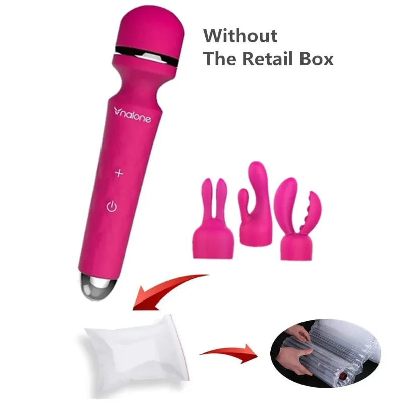 Nalone Super Powerful Multi Speed Waterproof G-Spot AV Wand Sex Toys Magic Wand Massager Vibrators Sex Products Shop For Woman — image 8