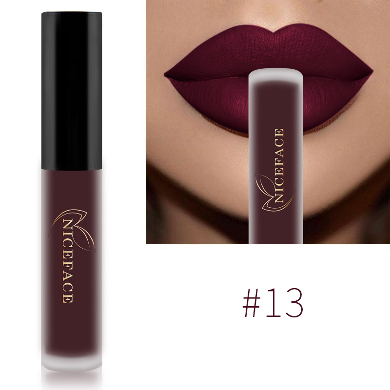 Nude Liquid Lipsticks Waterproof Velvet Matte Lip Gloss Long Lasting Non-stick Cup Lip Tint Makeup Pigment Cosmetics
