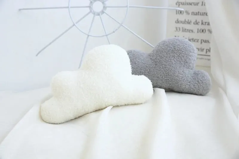 Cute 3 Sizes Cloud Shaped Pillow Cushion Stuffed Plush Toy Bedding Baby room Home Decoration Gift — image 9