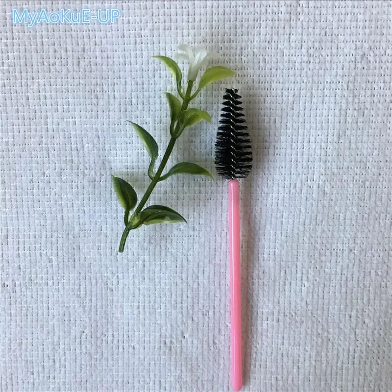 200 pcs Wholesale Water Drop Shape Nylon Material Mix Color Lashes Makeup Brushes Eyelash Extension Tools Eyelashes Brushes