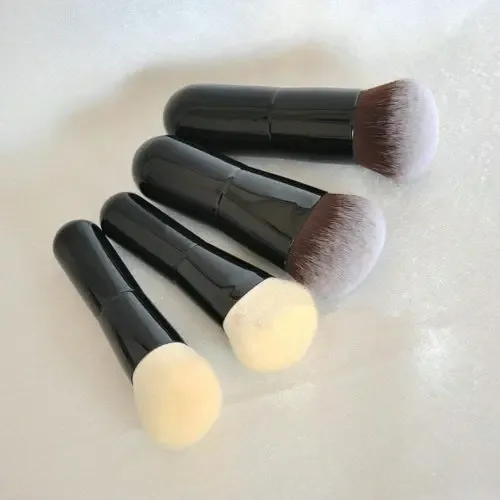 Cute Baby Professional Handmade Makeup Brushes Soft Synthetic Saikoho Goat Hair Blush Contour Foundation Brush Make up Brush