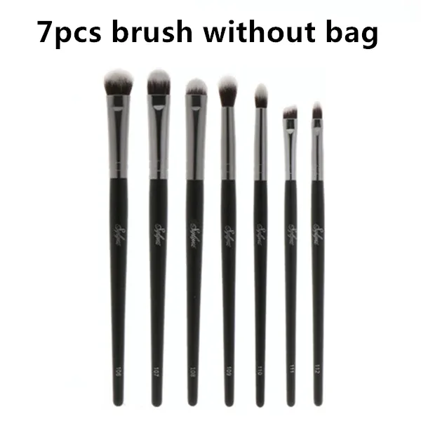 Eyeshadow Makeup Brush Set 7pcs Blending Eyebrow Complete Eye Shadow Professional Make Up Brushes Kit With Bag