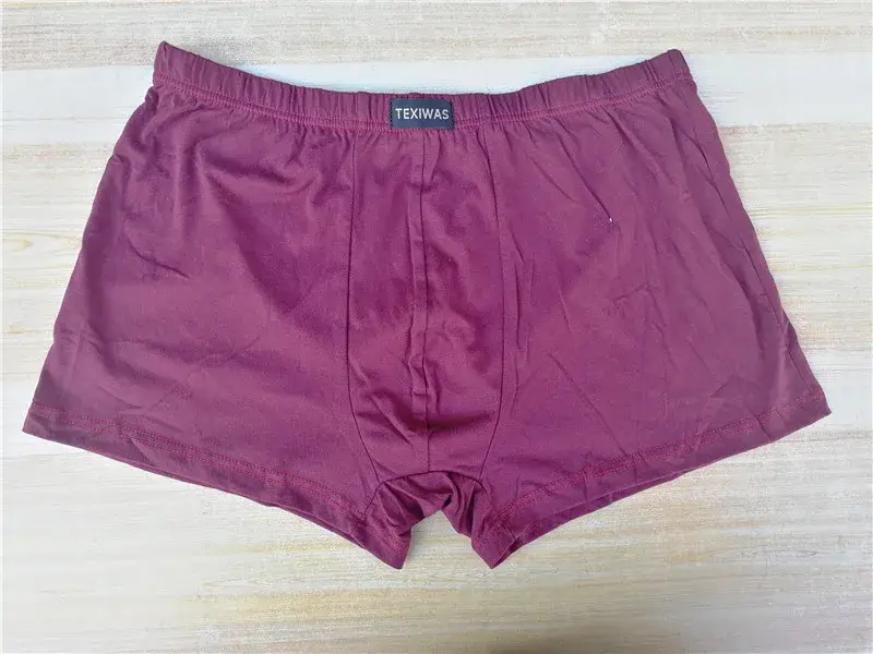 7XL 8XL 100% Kapas 4pcs/lot Seluar dalam Saiz Besar Lelaki Boxers plus saiz seluar pendek saiz besar seluar dalam kapas bernafas — image 3
