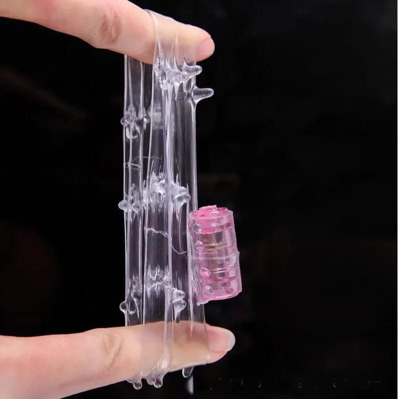 Sex Vibration Vibrator Ring for Penis Cock Extender Ring Chastity vibrating Penis Sleeve Product Sex Toys for Men — image 4