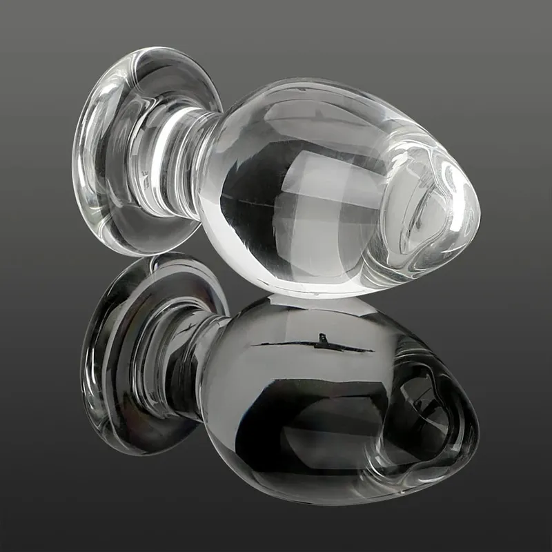 50mm Butt Dilator Anal Plug for Women Vaginal Expander Glass Big Dildos Female Masturbator Sex Toys Adults Games Erotic Products — image 1