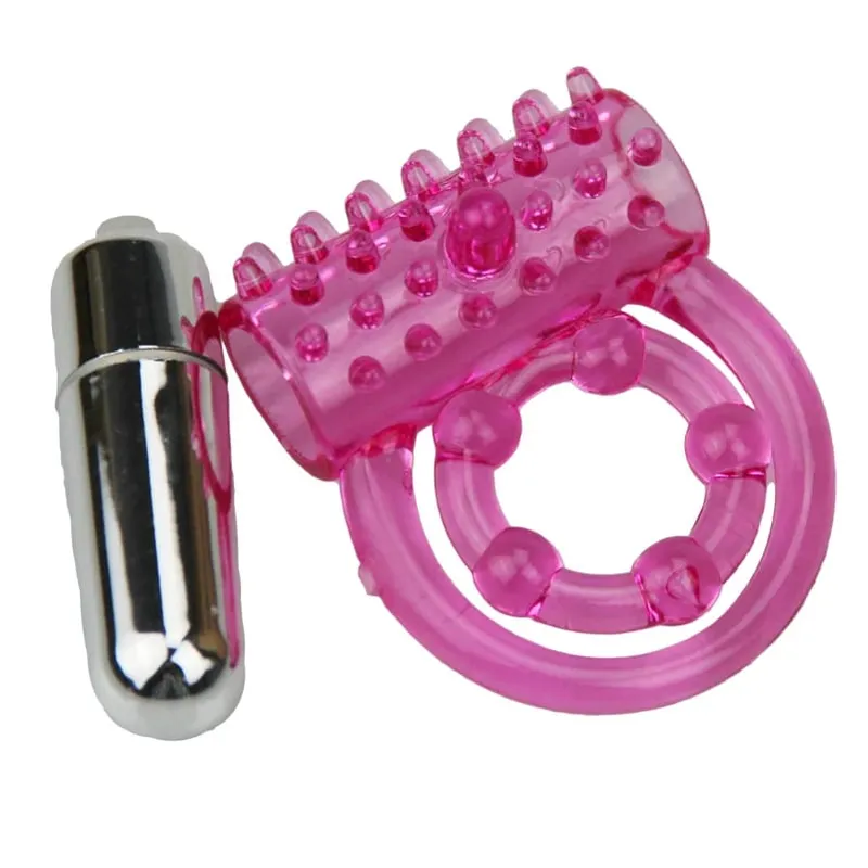 Lasting Vibrators Rings Double CockRing Delay Premature Ejaculation Penis Ball Loop 2Locked Sex Toys Product for Men — image 5