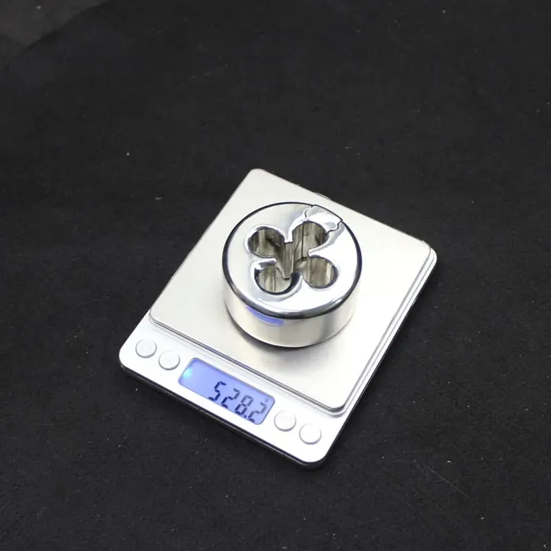 10 Sizes Scrotum Pendant Clover Shaped Stainless Steel Scrotal Bondage Testicular Pendant Penis Pendant Sex Products BB-2-130 — image 3