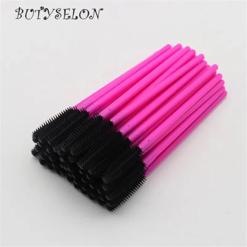 50pcs Disposable Silicone Eyelash Brushes Mascara Wands Applicator Eyebrow Comb Microbrush Lash Extension Supplies Makeup Tools — image 12