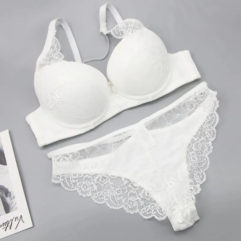 Nouvell Seamless Women Underwear Sexy Lace Push Up Bralette Section Breathable Female Large Bra Sets Plus Size Lingerie — image 2