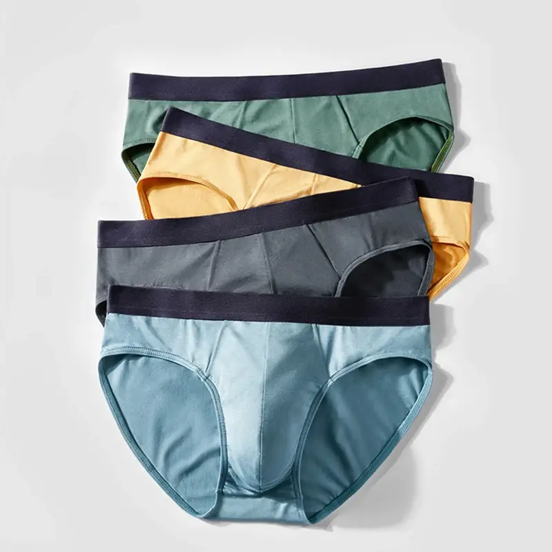 Men's Briefs Soft 60S Modal Male Panties Cozy Elastic Male Underpants Shorts 7A Grade Antibacterial Crotch Mens Sexy Underwear — image 1