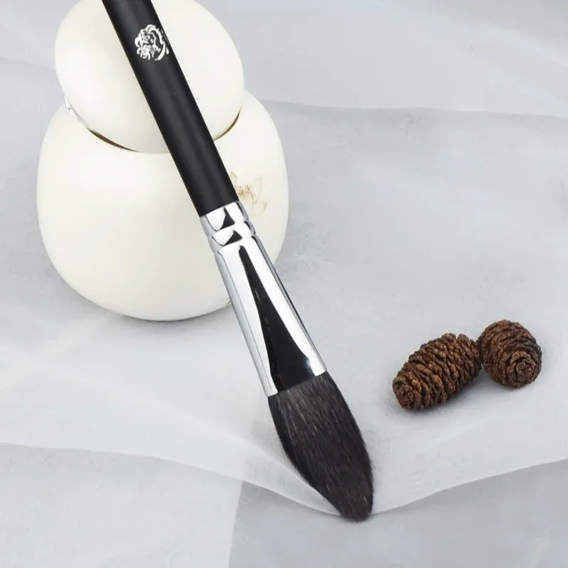 R11 Professional Handmade Make Up Brush Long Bristle Highlighter Brush Soft Saikoho Goat Hair Blue Squirrel Hair Makeup Brushes