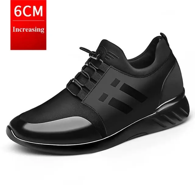 oein 2022 Men's Sneakers Quality 6CM Increasing British Shoes New Breathable Summer Casual Sneakers Big Size Office Shoes Men — image 10