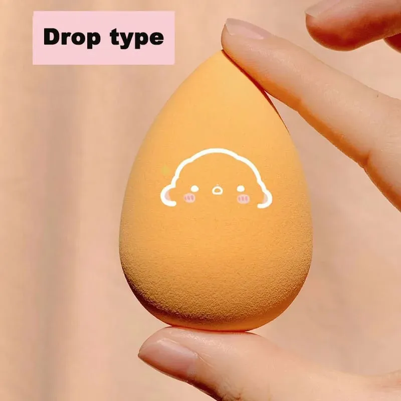 4pcs/bag Fashion Make up Blender Cosmetic Puff Makeup Sponge Foundation Powder Sponge Beauty Tool Makeup Tool Accessories — image 5