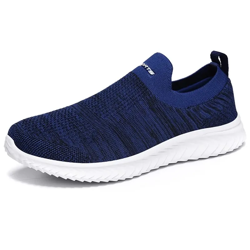 Men Vulcanize Shoes Mesh Men Shoes Lightweight Comfortable Men's Sneakers 2025 Autumn Fashion Slip On Flats Shoes Male Loafers — image 10
