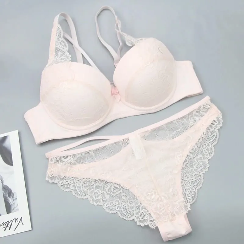 Nouvell Seamless Women Underwear Sexy Lace Push Up Bralette Section Breathable Female Large Bra Sets Plus Size Lingerie — image 4