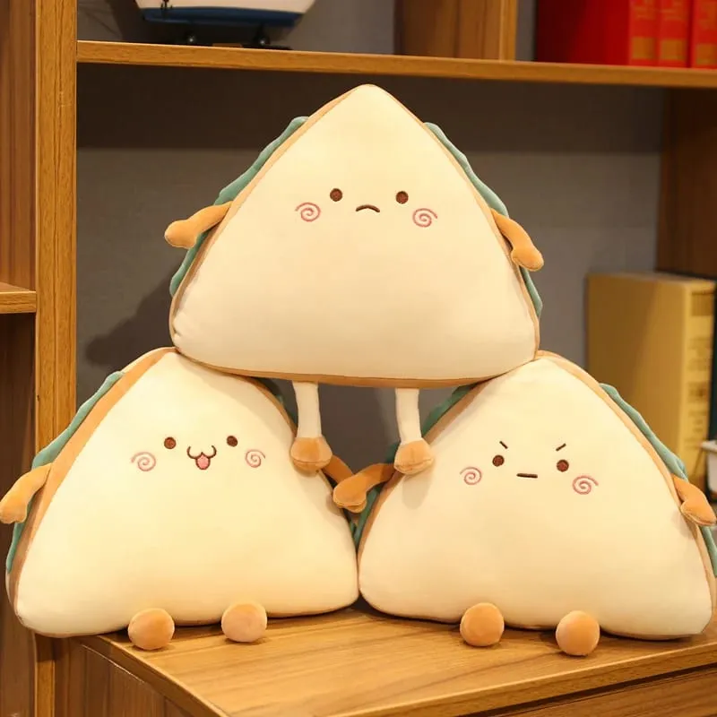 30/40CM Kawaii Soft Sandwich Cake Toy Pillow Creative Home Sofa Cushion Office Simple Pillow Child Birthday Gifts
