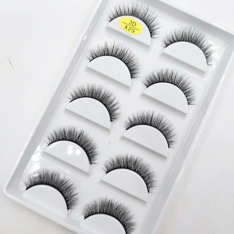 30 Style 5 Pairs Natural Eye Lashes Mink Lashes Handmade Fluffy Lashes 3D False Eyelashes Makeup Faux Cils Maquiagem Cilios — image 17