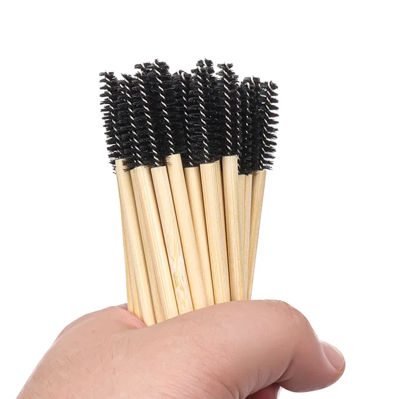 Wooden Makeup Mascara Brushes Wand Disposable Cosmetic Makeup Eyebrow Brush Applicator Eyelash Extension Cosmetic Brushes Tools