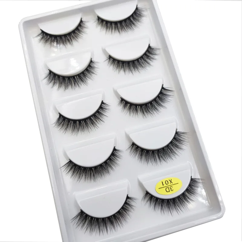 30 Style 5 Pairs Natural Eye Lashes Mink Lashes Handmade Fluffy Lashes 3D False Eyelashes Makeup Faux Cils Maquiagem Cilios — image 2