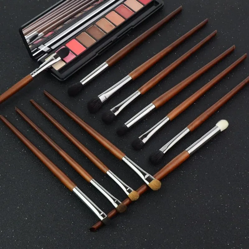 1pc Eye Makeup brushes Eyeshadow make up smudge highlighter crease eyebrow detail smoky eye brush Goat hair — image 4