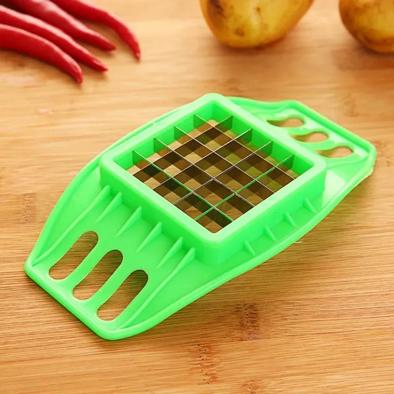 Stainless Steel Vegetable Potato Slicer Cutter Chopper Chips Making Tool Potato Cutting Fries Tool Kitchen Accessories E#CH — image 4