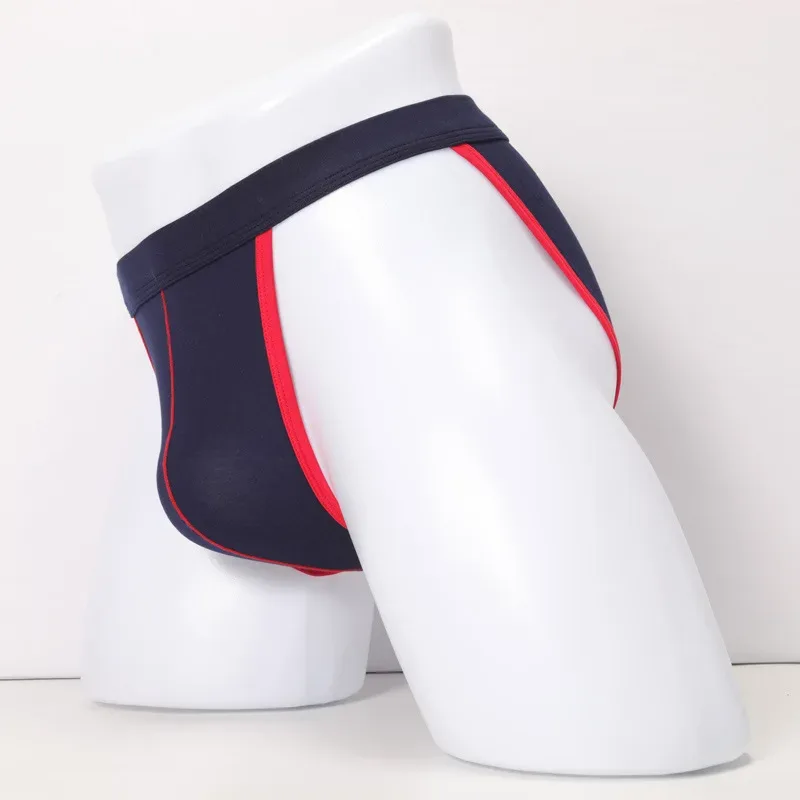 4pcs Male Underwear Bulges Knickers Triangular Underwear EU Man Solid Underpants Plus Size Modal Cotton Slip Male Panties 1802 — image 4