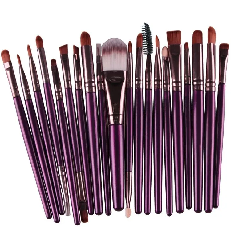 20Pcs Makeup Brush Set Cosmetic Powder Eye Shadow Eyeliner Foundation Blush Blend Beauty Woman Makeup Brushes Maquiagem — image 15