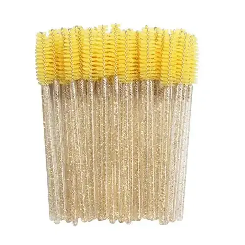 50Pcs Eyelash Brushes Makeup Brushes Disposable Mascara Wands Applicator Multicolors Eye Lashes Cosmetic Brush Makeup Tools