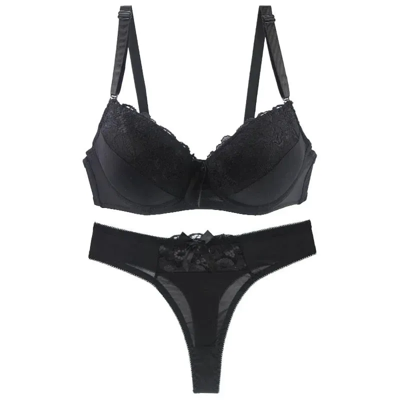 DaiNaFang ใหม่เซ็กซี่ Push Up Bra ชุดเบาะลูกไม้ชุดชั้นในผู้หญิง BCDE Cup Plus ขนาดหญิงชุดชั้นใน