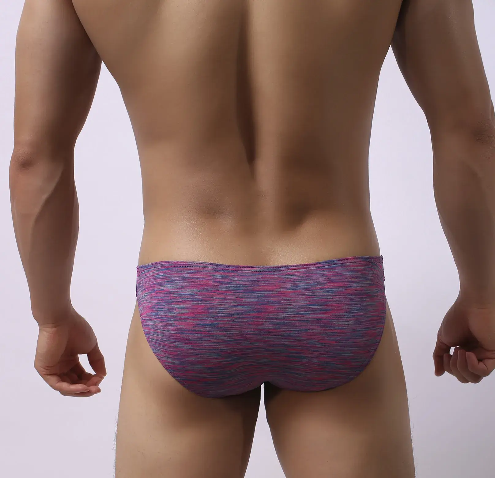 5pcs/lot Sexy Underwear Men Brief Shorts Mens Briefs Ropa Interior Hombre Low Waist Underpants Breathable U Convex Print 1703 — image 3
