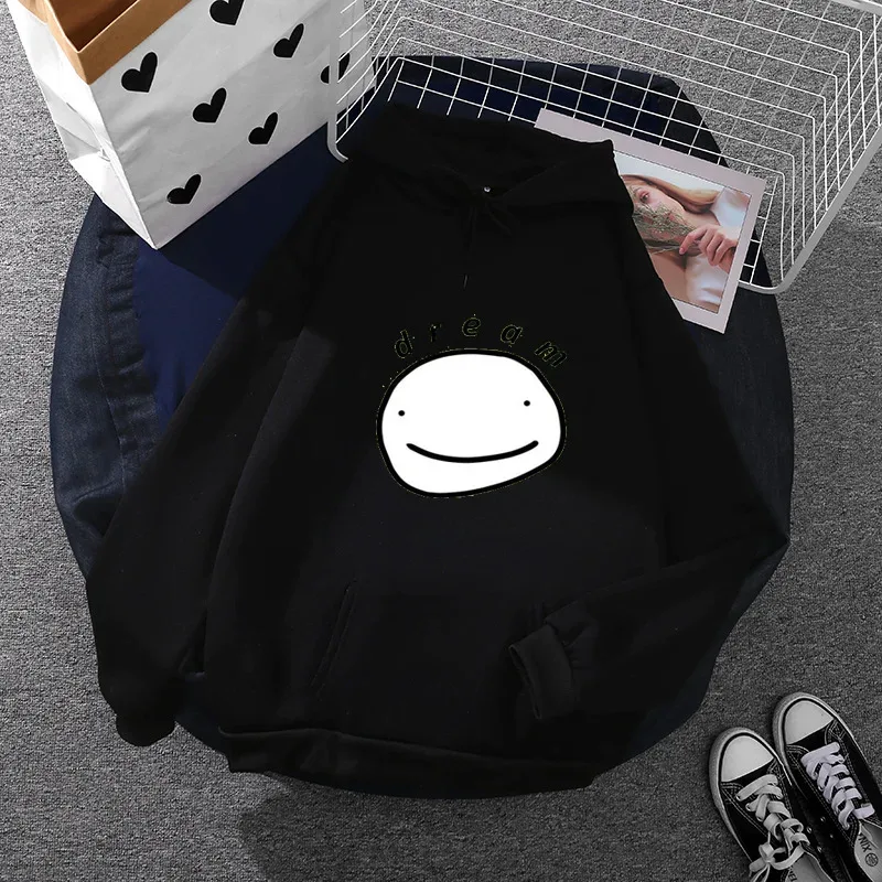 Dream Merch Hoodie Sweatshirts Men Women Pullover Harajuku Tracksui 2023 Men's Hoody Streetwear Casual Fashion Oversized Clothes — image 1
