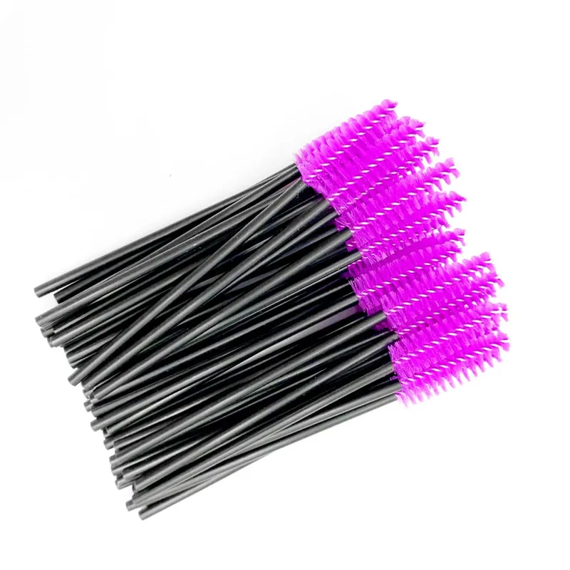 Brosses à cils jetables, manche en diamant en cristal, brosse à cils, baguettes de Mascara à sourcils, fournitures d'extension de cils, outils de maquillage — image 17