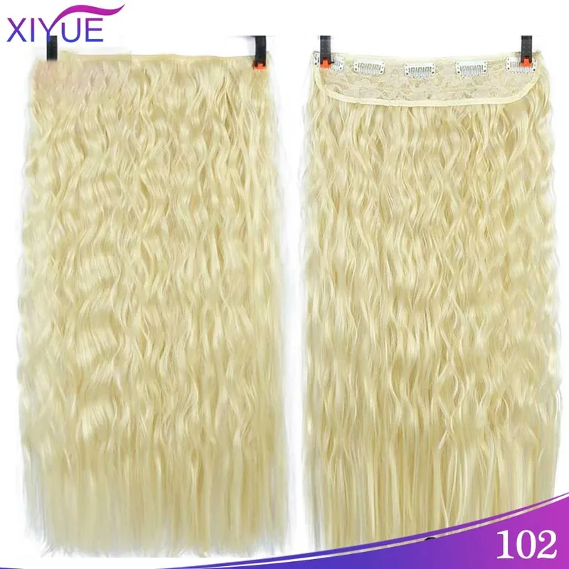 5 Clips Synthetic Hair Long Straight Clip In Hair Extensions False Hair Black Hair Pieces for Women — image 23