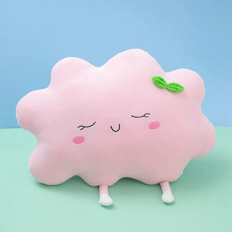Cute Sun Cloud Plush Pillow Stuffed Soft Creative Plush Sun Cloud Toy Car Pillow Home Decor Toys