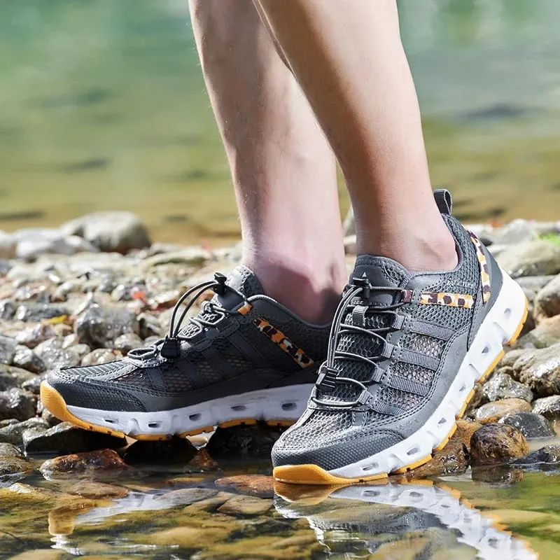 New Breathable Mesh Men Shoes Lightweight Comfortable Men Sneakers Fashions Lace Up Casual Shoes Flat Shoes Zapatillas Hombre — image 5