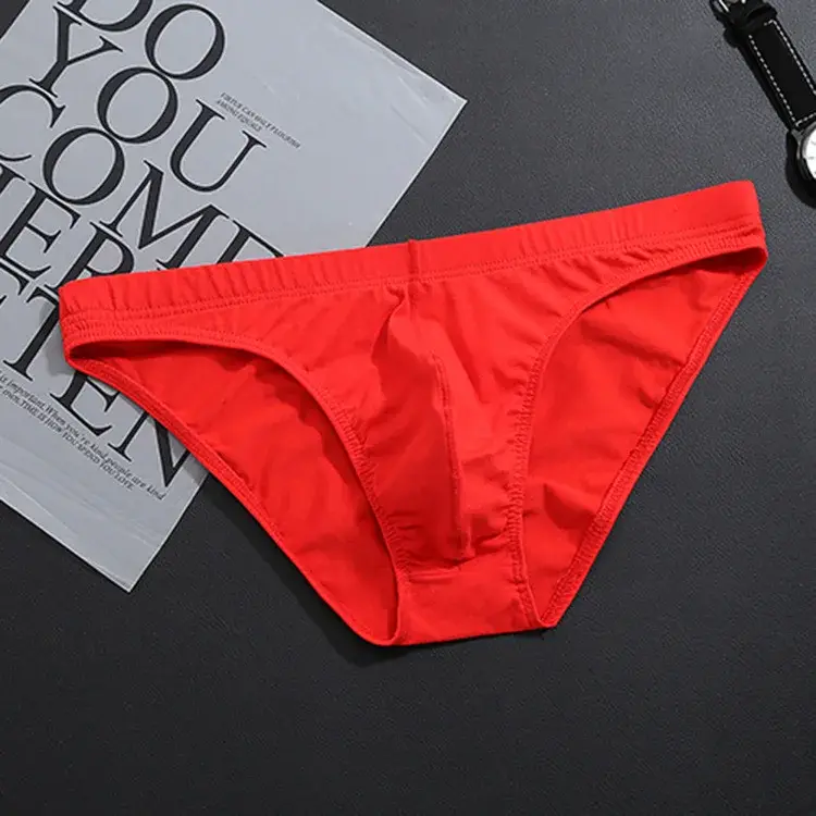 Roupa interior masculina cor sólida verão algodão cuecas masculinas shorts sexy briefs tamanho grande sem costura homem calcinha para homem